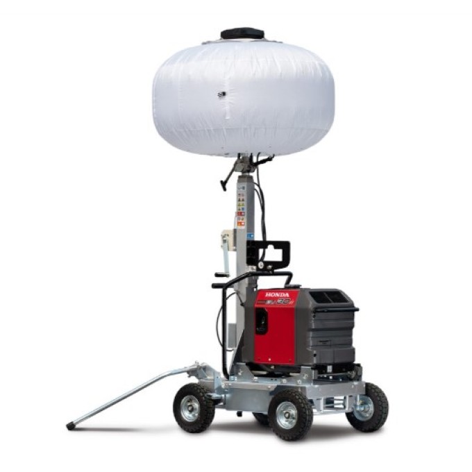 Balon iluminare constructii 800W - 110.000 lumeni – 4,4 m inaltime - cu carucior